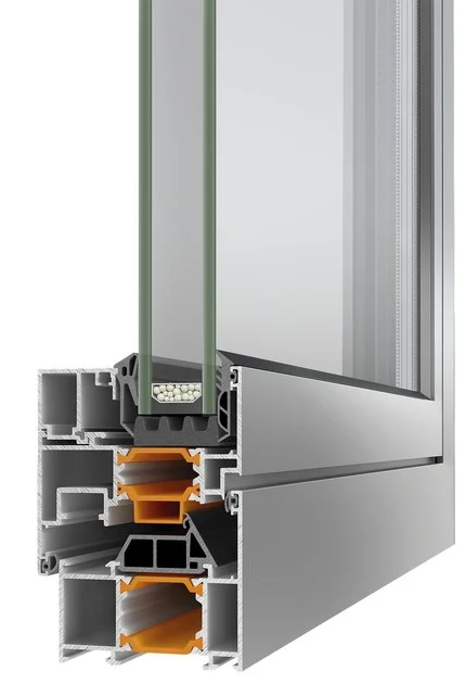 Fenêtre à la francaise en aluminium et bois à rupture thermique – Image 3