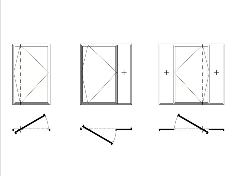 PIVOT Porte patio en verre et aluminium avec serrure – Image 4