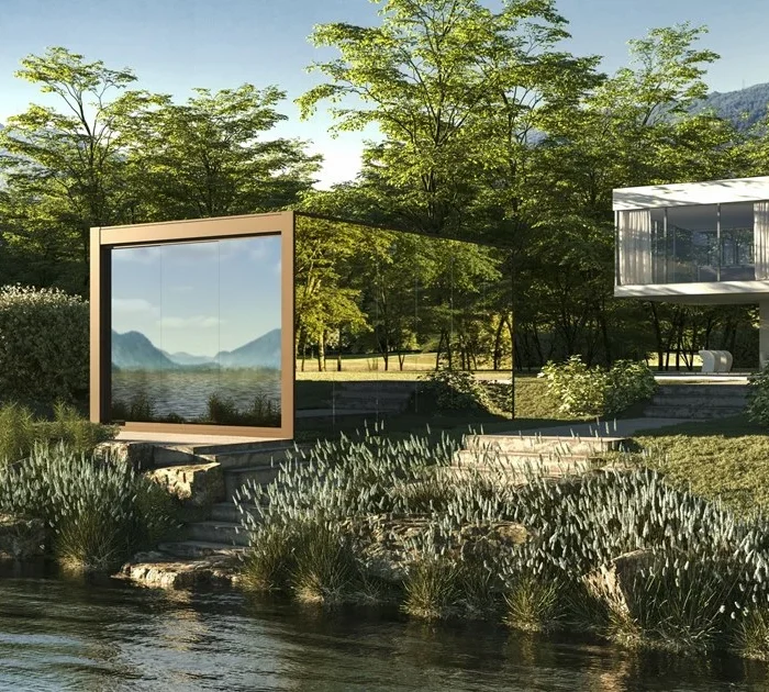 Pergola Indépendante À Lames Pliantes