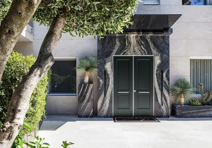 Porte De Sécurité À Double Vantail Avec Finition Massello – Image 2