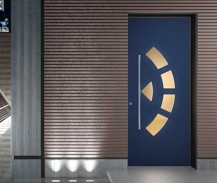 Porte D’entrée Blindée Vitrée Pour L’exterieur